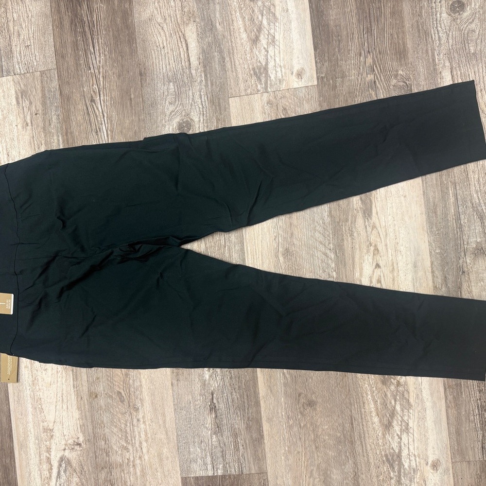 Chico's Dark Green Skirt with Pleat Accent